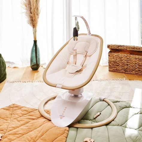 Babymoov Swoon Hoop Multi motion Baby Swing with Audio - Natural/Ecru ❤️https://bambinosandbeyond.co.uk/collections/bouncers-amp-swings/products/babymoov-swoon-hoop-multi-motion-baby-swing-with-audio-natural-ecru Baby Swings And Bouncers, Room Swing, Baby Swing, Baby Bouncer, Baby Swings, Motion, Audio