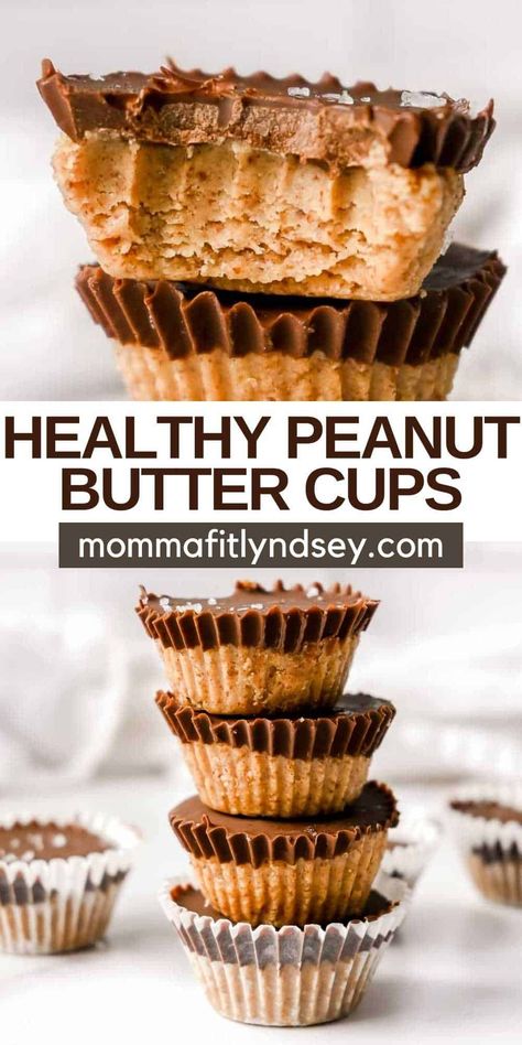 Organic Sweets, Healthy Peanut Butter Cups, Homemade Peanut Butter Cups, Peanut Butter Snacks, Dessert Alternatives, Healthy Candy, Homemade Peanut Butter, Healthy Peanut Butter, Reeses Peanut Butter Cups