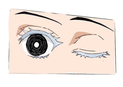 How To Draw White Eyelashes, White Eyelashes Anime, White Eyelashes Drawing, Demon Slayer Oc Eyes, Demon Oc Ideas, Kny Eyes, Demon Slayer Eyes, Kny Characters, Eyelashes Drawing