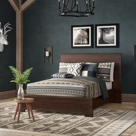 Flowers Bedroom Decor, Farmhouse Platform Bed, Bedroom Decor Ideas For Couples Romantic, King Platform Bed, Creative Bedroom, Standard Bed, Panel Headboard, Adjustable Beds, Under Bed Storage