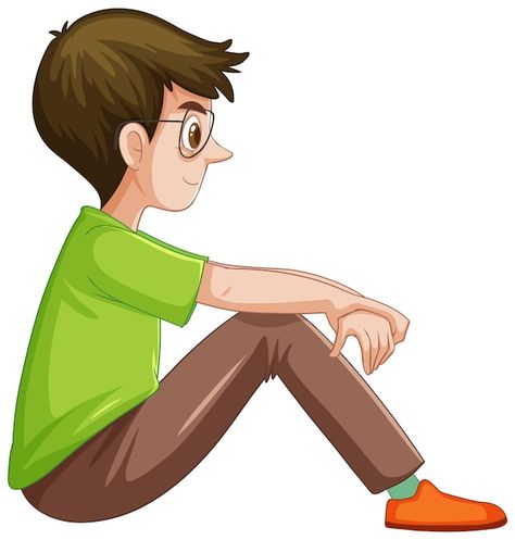 Free vector side view of young man weari... | Free Vector #Freepik #freevector #cartoon-drawing #cartoon-svg #clip-art #art Man Side View, Man Wearing Glasses, Side View Drawing, Boys Posters, Assalamualaikum Image, Cartoon Svg, Boy Drawing, Poster Drawing, Cartoon Man