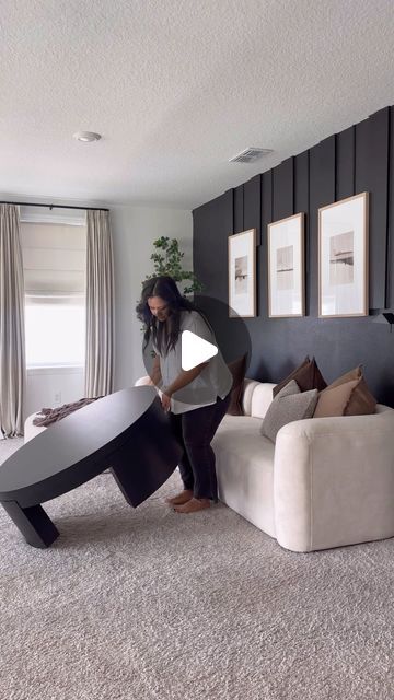 Naomi Vega | Content Creator on Instagram: "Back in stock‼️ in both colors and under $250! 

This coffee table sells out so fast every time so get it home before the holidays 🖤🙌🏼

Comment NEED below to receive a DM with the link to shop this post on my LTK ⬇ 
https://liketk.it/4UhY2 

#home #homedecor #coffeetable #interiordesign #interiordecor #interiordecorating #interiordecoration #interiorinspo #interiorstyle #interior #homedecor #homedecoration #homedecorating #homedesign #transformation #howto #makeover #reels #livingroom #livingroomdecor #livingroomdesign" Loft Ideas Upstairs Cozy, Loft Ideas Upstairs, Living Room Inspiration Apartment, Small Family Room Ideas, Comfy Living Room Ideas, Modern Apartment Living Room, Comfy Living Room, Loft Decor, Modern Cozy Living Room