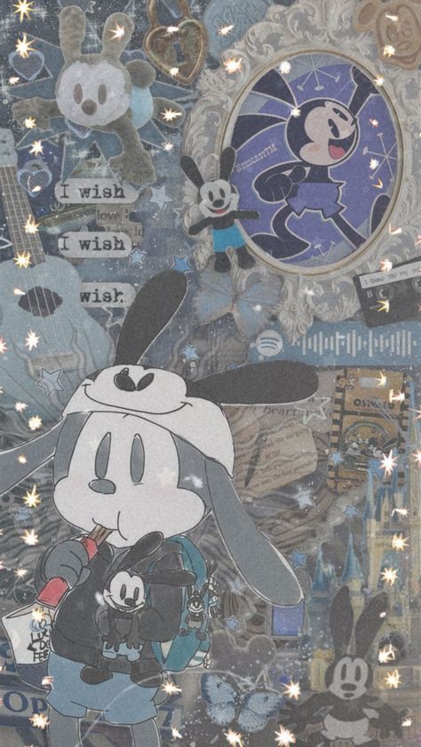 for @gotanycash_man !! my favorite disney character is oswald the lucky rabbit :) #disney #disneyaesthetic #magic #blue #blueaesthetic #fyp #shufflefyp #comp #compentry #oswald #oswaldtheluckyrabbit Disney Movies List, Epic Mickey, Oswald The Lucky Rabbit, Lucky Rabbit, Mountain Wallpaper, Character Base, Lucky Man, Disney Aesthetic, Disney Character