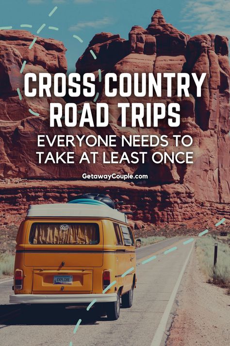 There are few better ways to see the United States than by hitting the road for a cross-country road trip on one of these six iconic routes. Cross Country Road Trips Everyone Needs to Take at Least Once Rv Trips, Cross Country Road Trip, Road Trip Routes, Wine Country California, Camping Locations, Pacific Coast Highway, Family Road Trips, Usa Travel Destinations, Rv Travel