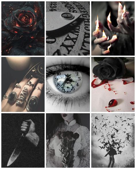 Horror Moodboard Aesthetic, Scary Moodboard, Horror Moodboard, Gothic Moodboard, Food Moodboard, Black Moodboard, Paranormal Aesthetic, Flat Color Palette, Moodboard Inspo