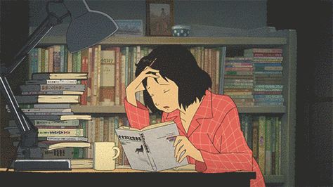 “Will it really be as difficult as I’ve heard to get a job after getting a degree in English?” | 18 Questions Teenagers Have About College Studying Gif, Ookami Kodomo No Ame To Yuki, Wolf Children Ame, Book Gif, Studio Ghilbi, Wolf Children, Fotografi Digital, Anime Gifs, Japon Illustration