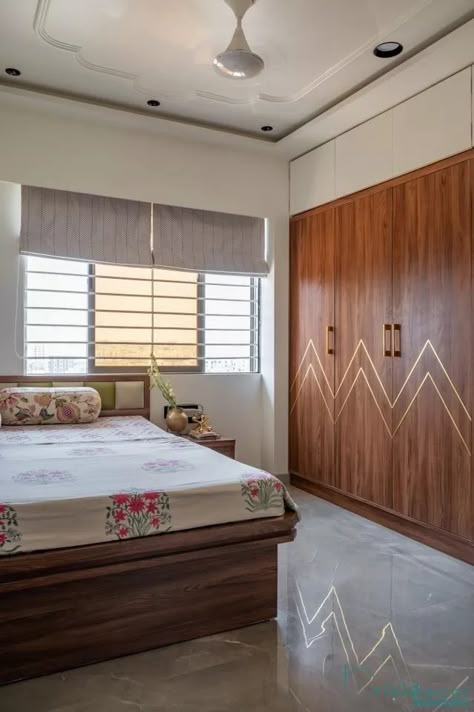 Indian Home Interior Bedrooms, Wooden Wardrobe Ideas, Wooden Wardrobe Designs, Indian Bedroom Design, Wooden Wardrobe Design, Indian Bedroom Decor, Indian Bedroom, Luxury House Interior, The Architects Diary