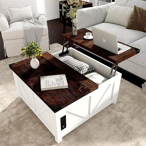 Farmhouse Lift Top Coffee Table with Storage, Wood Square Center Table with Charging Station&USB Ports, Living Room Central Table w/Large Hidden Space, for Living Room, Bedroom, Home Office

#homedesign #homedecor #housedesign #housedecor #room #roomdecor #roomdesign #interior #design #home #house #furniture #decor #bedroom #kitchen #livingroom Rustic Lift Top Coffee Table, Coffee Table With Hidden Storage, Modular Coffee Table, Central Table, Reclaimed Wood Coffe Table With Lift Top For Sale, Living Room Center, Lift Coffee Table, Corner Decor, Space Room