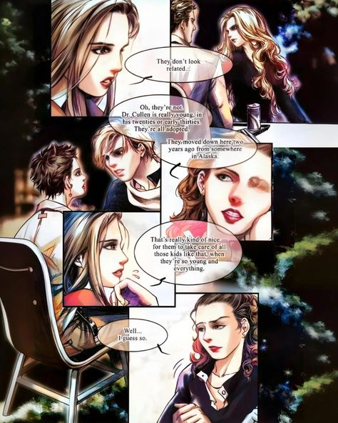 Twilight Graphic Novel (Part 3) Follow @twilightrebootofficial For More #graphicnovel #twilight #twilightsaga #twilightedits #twihards #twilightforever #twilightedit #twihard #edwardcullen #bellacullen #bellaswan #bellward #rosaliehale #robsten #robertpattinson #kristenstewart #alicecullen #jasperhale #jacobblack #emmetcullen #carlislecullen #renesmeecullen #esmecullen #newmoon #breakingdawn #twilightgraphicnovel Twilight Graphic Novel, Victoria Twilight, Bella Cullen, Alice Cullen, Twilight Movie, Bella Swan, Jacob Black, Twilight Saga, New Moon