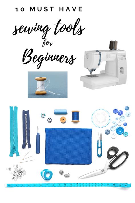 Basic Sewing Tools For Beginners, Sewing Tools For Beginners, Elastic Waistband Tutorial, Colorful Hairstyles, Viking Sewing Machine, Sewing Storage, Basic Sewing, Keepsake Quilting, Sewing Elastic