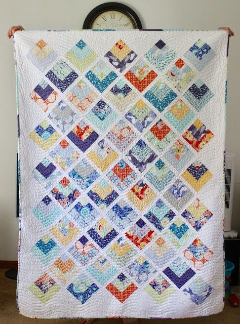 Quarter Log Cabin Quilt, Half Log Cabin, Throw Quilt Size, Log Cabin Quilting, Quilt Log Cabin, Log Cabin Block, Log Cabin Blocks, Log Cabin Quilt Blocks, Log Cabin Quilt Pattern