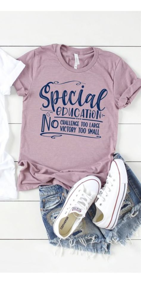 Special education; teacher; special ed; sped; school; classroom Special Education Teacher Outfits, Special Education Teacher Organization, Special Education Teacher Quotes, Special Education Teacher Shirts, Special Education Teacher Gifts, Special Needs Teacher, Teacher Tee Shirts, Teacher Wear, Education Shirts