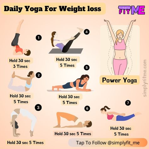 Here are some of the best power yoga poses to try for weight loss..Jut has to be done with low calorie diet..#weightloss #yoga Yoga Poses For Weight Loose, Weight Loose Yoga, Yoga Poses After Eating, Yoga Poses For Weight Losing, Yoga Poses To Lose Belly, Powerful Yoga Poses, Yoga Poses For Posture, Yoga For Weight Losing Women, Yoga For Weight Losing