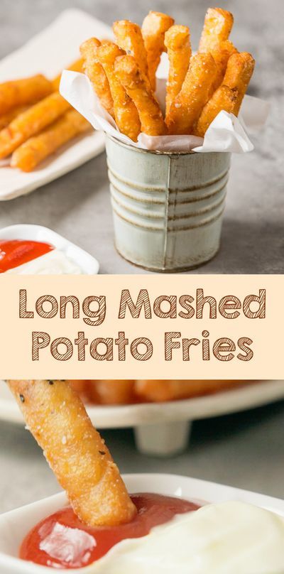 Mashed Potato Fries, Deep Fried Mashed Potatoes, Fried Mashed Potatoes, Fried Potatoes Recipe, Making French Fries, French Fries Recipe, Making Mashed Potatoes, Mashed Potato Recipes, Potato Fries