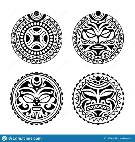 Maori Tattoo Arm, Circle Tattoo Design, Polynesian Tattoo Sleeve, Round Tattoo, Tiki Tattoo, Sun Tattoo Designs, Polynesian Tattoo Designs, Circle Tattoos, Circle Tattoo