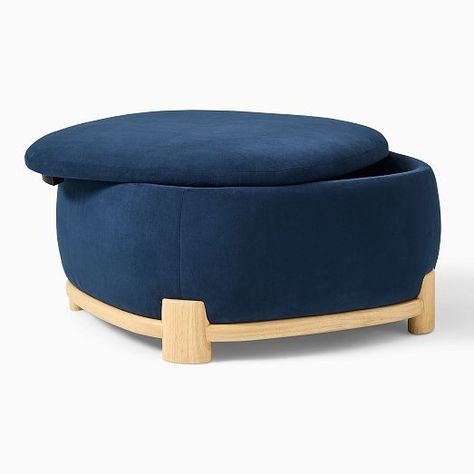 Living Room Furniture | West Elm West Elm Living Room, Stylish Ottomans, Modern Living Room Furniture, Email Branding, Mark And Graham, Ottoman Footstool, Chic Living Room, Chic Living, Living Room Spaces