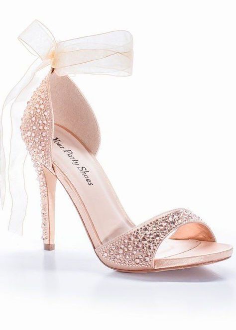 Rose Gold Shoes, Rose Gold Heels, Evening Heels, Dr Shoes, Rose Gold Party, Prom Heels, Satin Shoes, Gold Party, Gold Shoes