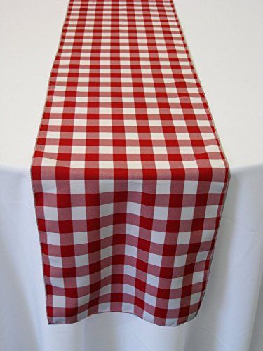 Bbq Table Decorations, Donor Appreciation, Checkered Table, Buffalo Check Table Runner, Restaurant Inspiration, Church Anniversary, Christmas Dining Table Decor, Red And White Checkered, Backyard Parties