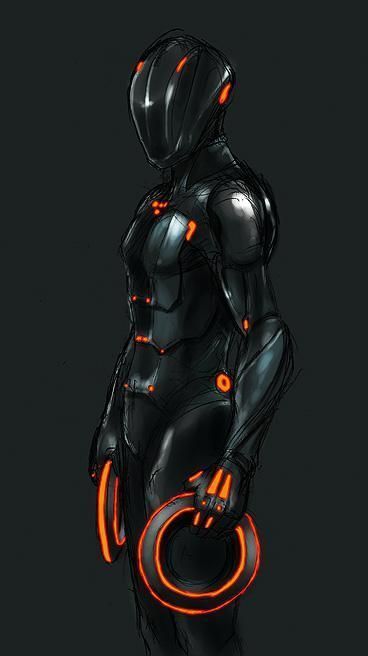 Tron Art, Tron Legacy, Futuristic Armour, Sci-fi Armor, Arte Robot, Cyberpunk Character, Robots Concept, Fantasy Armor, Superhero Design