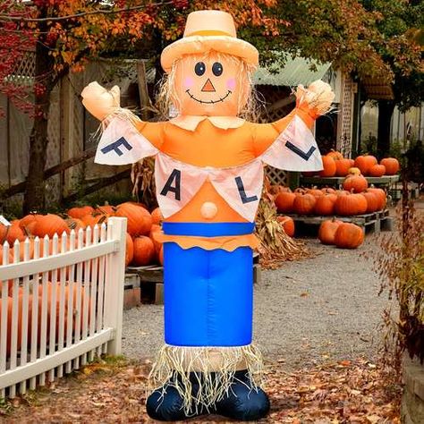 Thankgiving Party, Led Lights Decoration, Scarecrow Decorations, Inflatable Decorations, Folk Festival, Fall Party, Lawn Decor, Thanksgiving Decor, Holiday Themes