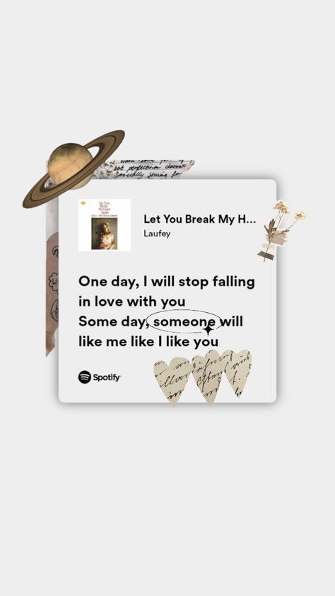 Laufey Wallpaper Lyrics, Let You Break My Heart Again Lyrics, Laufey Lyrics Wallpaper, Laufey Spotify Lyric, Laufey Quotes, Laufey Lyrics, Lyrics Collage, Laufey Wallpaper, Laufey Core