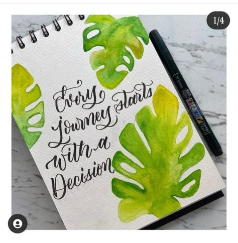 Pen Quotes Inspirational, Watercolour Painting Quotes, Motivational Paintings Inspirational, Calligraphy Quotes Doodles Colorful, Brush Pen Quotes, Calligraphy Quotes Doodles Inspiration, Brush Pen Calligraphy Quotes, Creative Calligraphy Art, Workout Painting