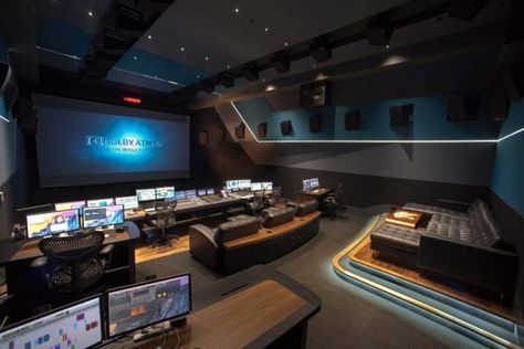 Video Editing Studio, Post Production Studio, Editing Studio, Modern Post, Editing Suite, Audio Studio, Recording Studio Design, Recording Studio Home, Music Studio Room