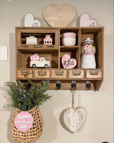 Hobby Lobby Shelves, Hobby Lobby Shelf, Tiered Trays, Holiday Decorating, Hobby Lobby, Tiered Tray, Happy Valentines Day, Lobby, Happy Valentine