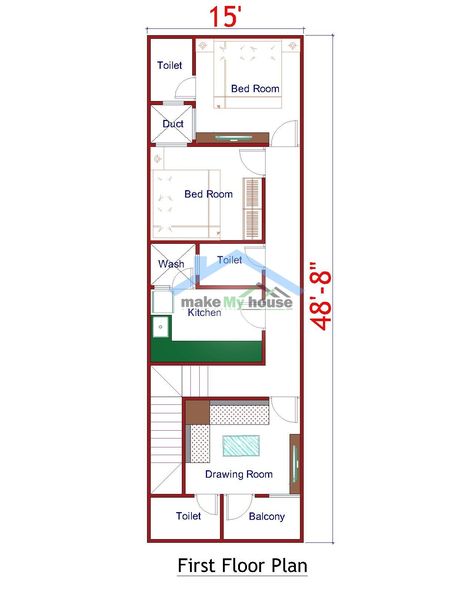 15x40 House Plan East Facing, 22x50 House Plans East Facing, 14x50 House Plans, 50x20 House Plans, 13×60 House Plan, 14x45 House Plan, 15 X 50 House Plan, 18x45 House Plan, 12x50 House Plans