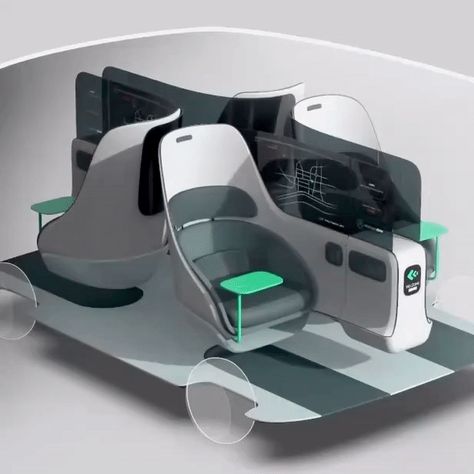 Autonomous Vehicle Interior, Autonomous Car Interior, Car Product Design, Interior Product Design, Future Car Design, Future Car Concept, Future Product Design, Car Interior Concept, Concept Car Interior Design