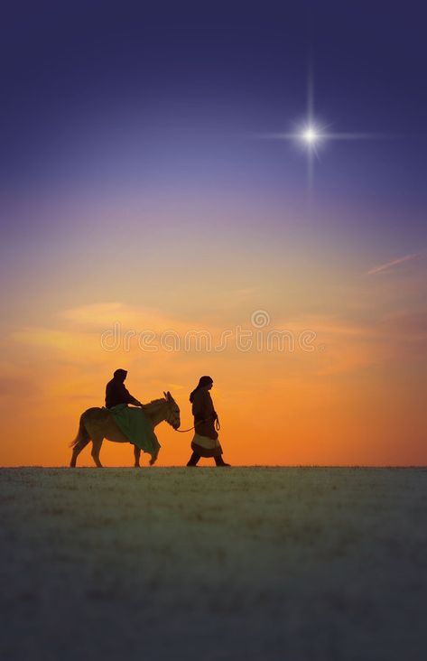 Christmas Journey. Joseph and Mary on Donkey traveling across sunset , #AFFILIATE, #Joseph, #Journey, #Christmas, #Mary, #sunset #ad Joseph And Mary, Journey To Bethlehem, Mary And Joseph, Christmas Prep, Christmas Props, Images Of Mary, Real Christmas, Christmas Play, Jesus Painting