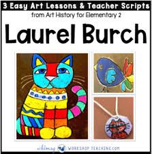 Step By Step Drawings, Laurel Burch Art, Easy Art Lessons, Laurel Burch Cats, Engaging Lessons, Learn Art, Laurel Burch, Early Literacy, Famous Art