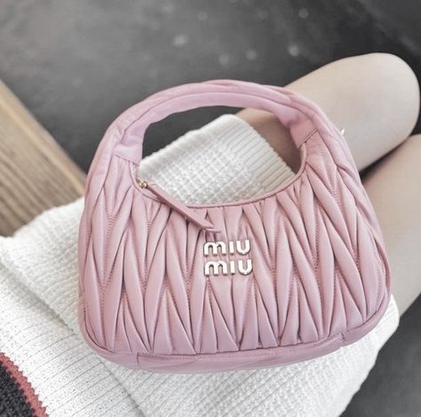 Miumiu Bags, Pinterest Coquette, Cottagecore Pink, Luxury Stuff, Sacs Tote Bags, Bag Inspiration, My Style Bags, Coquette Cottagecore, Miu Miu Bag