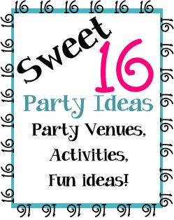 Sweet 16 party venues, activities and fun ideas for girls Sweet sixteen parties - https://birthdaypartyideas4kids.com/sweet-16-ideas.html Party Fun Ideas, Sweet 16 Ideas, 16 Party Ideas, Sweet 16 Games, Sweet 16 Party Ideas, Sweet 16 Themes, Birthday Party Snacks, Party Ideas For Kids, Sweet 16 Party