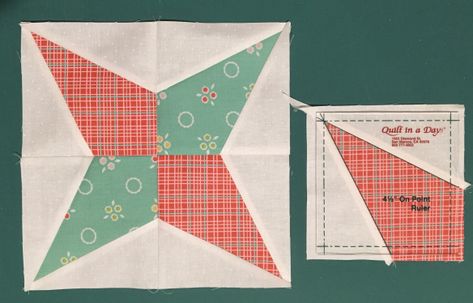 Four Point Star | abyquilts Four Point Star, Line Quilt, 4 Point Star, Christmas Patchwork, Quilting Blocks, Quilt In A Day, Quick Quilt, Star Template, Start Quilting