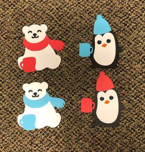 Ra Christmas Door Decs, Winter Door Tags, Winter Door Decs Ra, Door Decorations Ra Resident Assistant, Winter Ra Boards, Cute Ra Door Decs, Ra Door Dec Ideas, Winter Door Decs, Halloween Door Decs