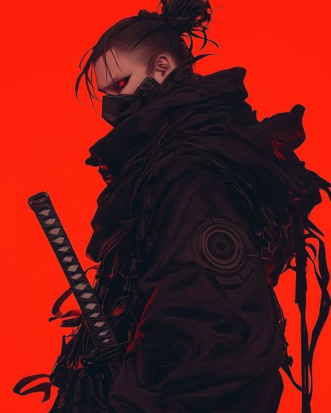 Cyberpunk Theme, Cyberpunk Samurai, The Last Guardian, Last Guardian, Dystopian Future, Anime Dragon Ball Goku, Cyberpunk Character, Samurai Art, Fantasy Male