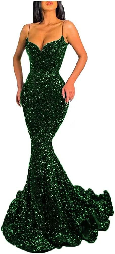 Sequin Prom Dresses, Mermaid Prom Dresses, Prom Dresses Long, Dresses For Women, Evening Gowns, Spaghetti, Sequin, Mermaid, Prom Dresses