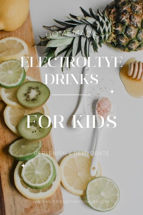 Electrolyte Drink Recipe, Homemade Gatorade, Homemade Electrolyte Drink, Store Drinks, Drinks For Kids, Puree Recipes, Healthy Drinks For Kids, Honey Hive, Natural Electrolytes