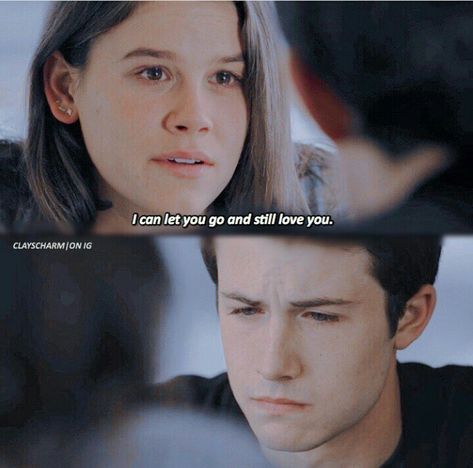 A good friend once told me... <<I can love you and still let you go>> So Hannah... I love you...and i let you go... ~Heartbreaking~ 13 Reasons Why Aesthetic, 13 Reasons Why Netflix, Why Quotes, Reasons Why Quotes, 13 Reasons Why Reasons, Thirteen Reasons Why, Let You Go, Movie Lines, 13 Reasons