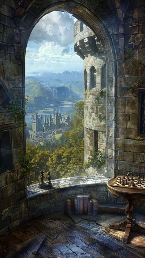 Medieval Kingdom, Castle Medieval, Fantasy Scenery, Fata Morgana, Productive Work, Medieval Aesthetic, Childhood Dream, Castle Aesthetic, Old Pickup