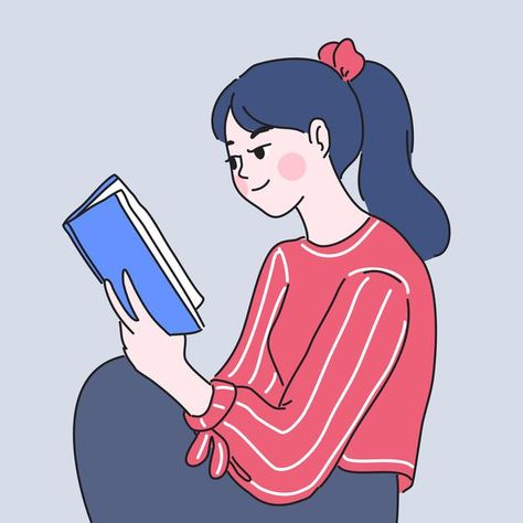 Reading Books Drawing, Reading Book Drawing, Reading A Book Drawing, Homework Illustration, Read Illustration, Reading Book Illustration, Coffee Education, Writing Illustration, Reading Illustration