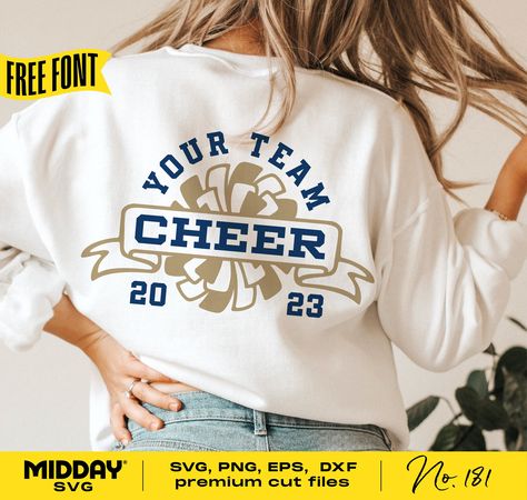 Cheerleading Shirts Designs, Cheer Camp Shirts, Cute Cheer Shirts, Cheer Team Shirts, Dance Team Shirts, Cheer Coach Shirts, Team Template, Team Shirt Designs, Cheerleading Shirts