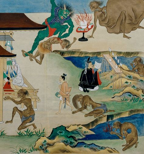 Hungry ghosts are understudied and overlooked. Buddhist Mythology, Hungry Ghost, Japanese Buddhism, Buddhist Art, Ghost Stories, British Museum, Religious Art, Tricycle, Chinese Art