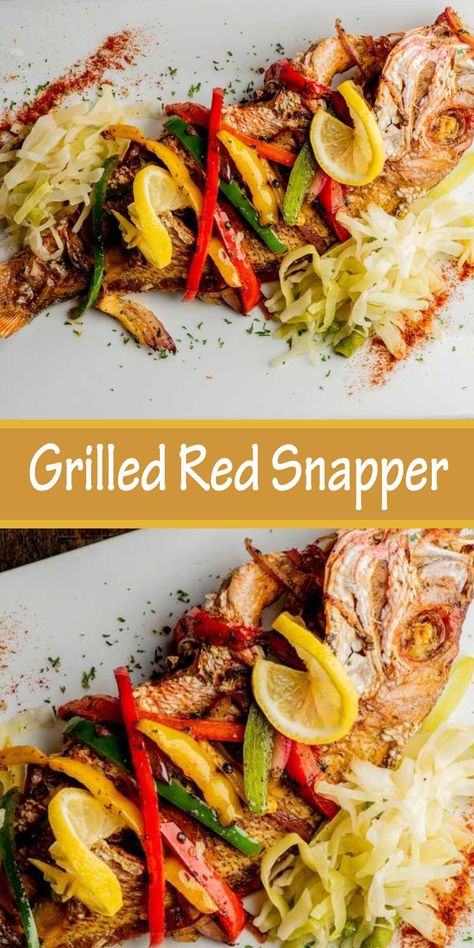 Grilled red snapper is a delightful treat that transports your taste buds straight to the seashore. This delicious and nutritious fish has a delicate flavor and texture, making it a favorite amongst seafood lovers. Red Snapper Recipe, Lunch Board, Grilled Red Snapper, Pan Fried Trout, Red Snapper Recipes, Snapper Recipes, Seafood Stew, Red Snapper, Cucumber Recipes