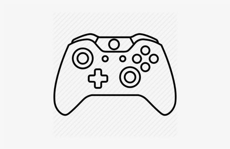 Xbox Controller Designs, Video Game Controller Drawing, Xbox Drawing, Game Controller Drawing, Xbox Controller Drawing, Video Games Drawing, Xbox 1 Controller, Controller Tattoo, Controller Drawing