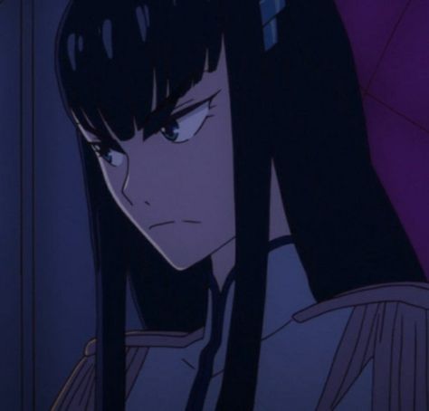 Kill A Kill, Satsuki Kiryuin, Anime Cover Photo, Kill La Kill, Acrylic Canvas, An Anime, Black Hair, Character Art, Fan Art