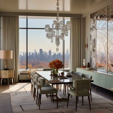 Central Park Tower Interior Design | New York Interior Designer | Kati Curtis Design Chandelier Interior Design, San Myshuno, Apartment Luxury, Nyc Real Estate, Manhattan Apartment, Home Decor Style, Jeff Bezos, New York Apartment, Luxury Condo