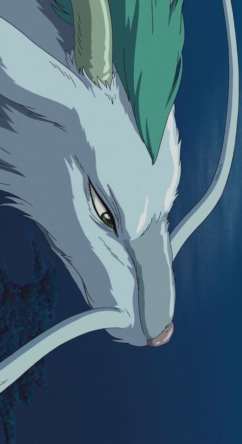 Haku Dragon, Affirmation Wallpaper, Chihiro Y Haku, Studio Ghibli Characters, Dragon Artwork Fantasy, Ghibli Artwork, Studio Ghibli Movies, Studio Ghibli Art, Japan Aesthetic