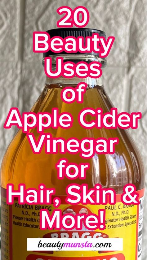 Apple Cider Vinegar Hair, Apple Cider Vinegar Hair Rinse, Oily Skin Toner, Apple Cider Vinegar Face, Apple Cider Vinegar Rinse, Vinegar For Hair, Apple Cider Vinegar For Skin, Cider Vinegar Benefits, Apple Cider Vinegar For Hair